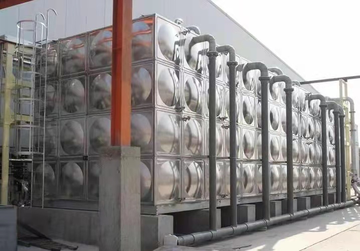 海鹽新城吾悅廣場(chǎng)采購(gòu)寧波新寶聚不銹鋼消防水箱寶聚不銹鋼水箱