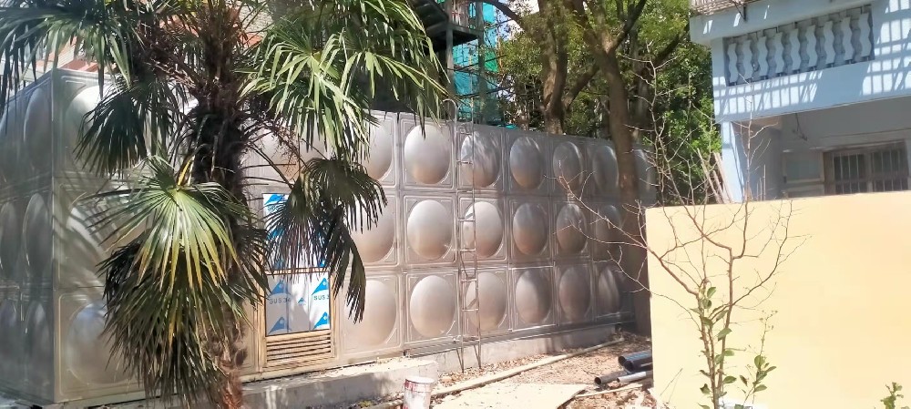 寧波新寶聚不銹鋼水箱中標余姚市文體活動中心項目消防箱泵一體化泵房設備寧波不銹鋼水箱廠家寧波新寶聚水箱