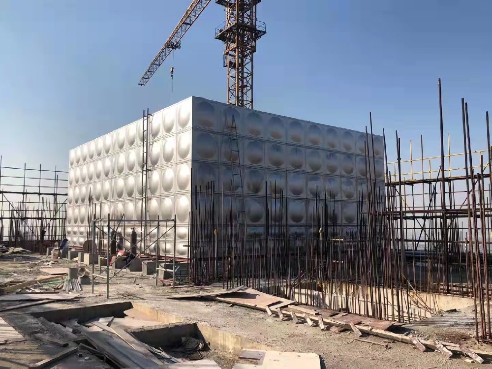 震?？萍夹马椖繘_刺如期投產(chǎn)項目采購寧波新寶聚不銹鋼水箱供水設(shè)備一批