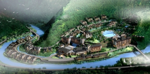 “大莊山谷·鄉(xiāng)根一葉”項目首開區(qū)建設(shè)基本完成