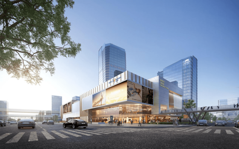 寧波生命科學(xué)城金茂廣場結(jié)頂亮燈 寧波不銹鋼水箱廠家新寶聚不銹鋼水箱